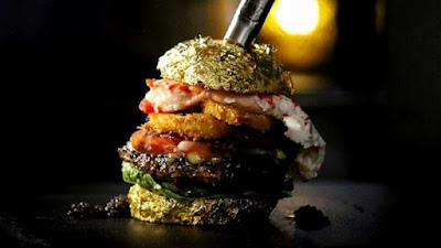This is the most expensive burger in the world, the price is about 4 lakh rupees!